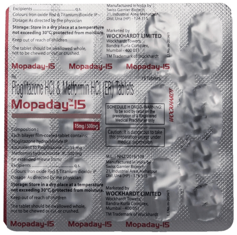 Mopaday 15 Tablet ER image