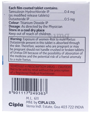 Urimax DX Tablet MR image
