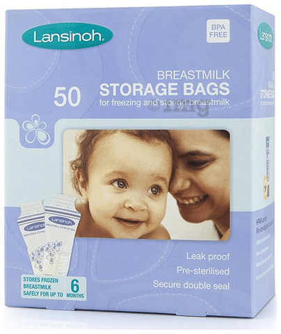 Lansinoh Breastmilk Storage Bags Pack of 50  Baby Amore