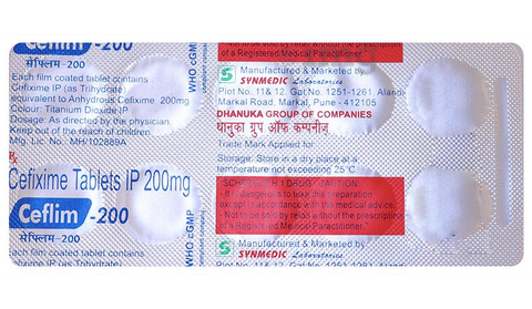 Ceflim 200 Tablet image