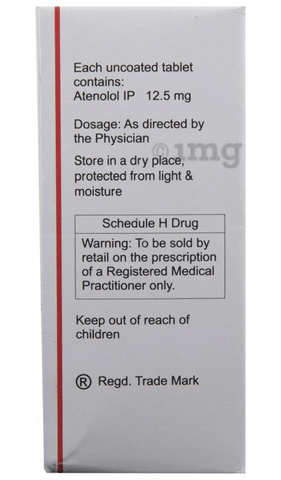 Tenolol 12.5 Tablet image