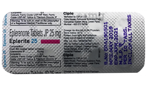 Eplerite 25 Tablet image Eplerite 25 Tablet image