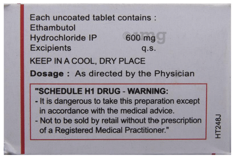 Mycobutol 600 Tablet image