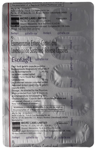 Esofag-L Capsule SR image Esofag-L Capsule SR image