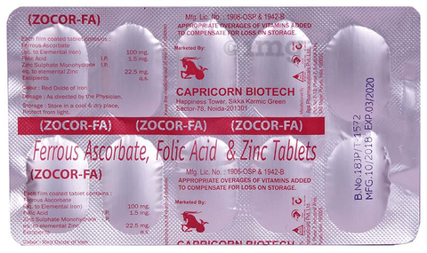 Zocor-FA Tablet image