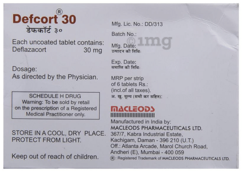 Defcort 30 Tablet