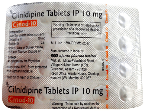 Cinod 10 Tablet image