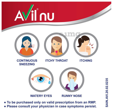 Avil NU 10mg Tablet image
