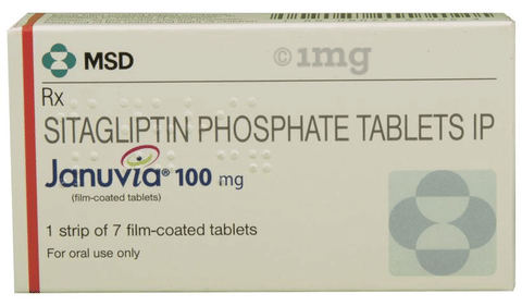 Januvia 100mg Tablet image Januvia 100mg Tablet image
