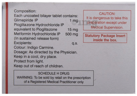 Triglimiprex 1 Tablet SR image