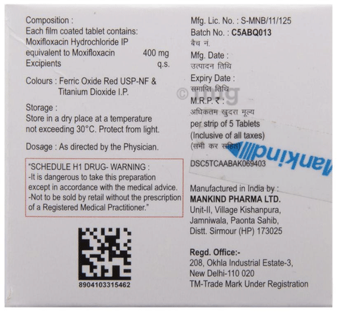 Mahaflox 400 Tablet image