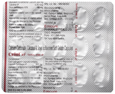 Celol XT Soft Gelatin Capsule image Celol XT Soft Gelatin Capsule image