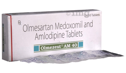 Olmezest AM 40 Tablet image Olmezest AM 40 Tablet image