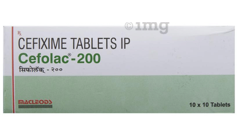 Cefolac 200 Tablet image