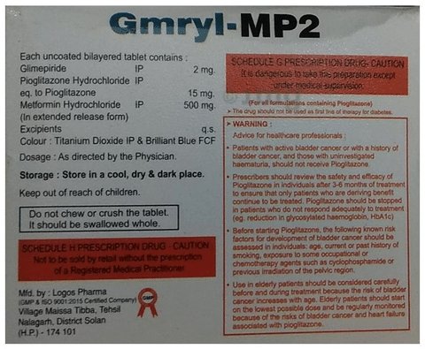 Gmryl-MP2 Tablet ER