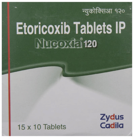 Nucoxia 120 Tablet image Nucoxia 120 Tablet image