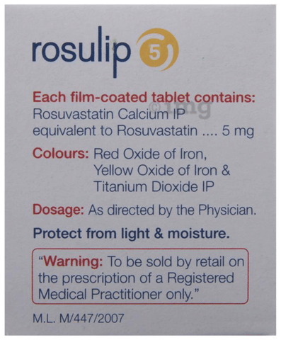 Rosulip 5 Tablet image