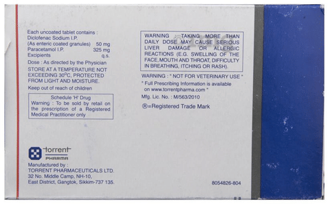 Diclogesic 50mg/325mg Tablet image