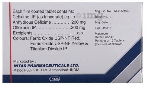 Ceftas O Tablet image