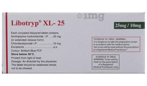 Libotryp XL 25 Tablet image Libotryp XL 25 Tablet image