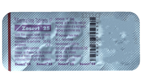 ZOsert 25 Tablet image ZOsert 25 Tablet image