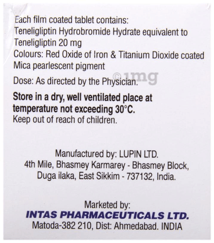 Teniva 20 Tablet image