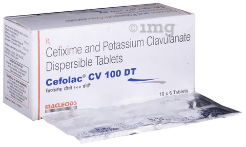 Cefolac CV 100 DT Tablet