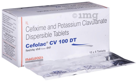Cefolac CV 100 DT Tablet image