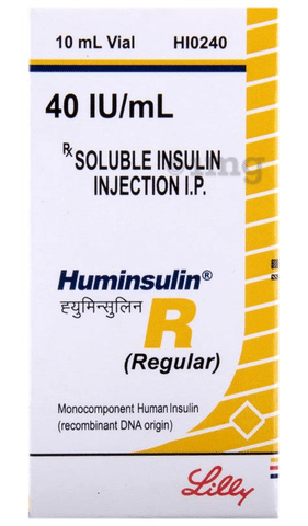 Huminsulin R 40IU/ml Solution for Injection image