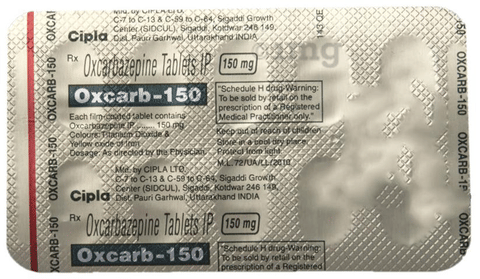 Oxcarb 150 Tablet image