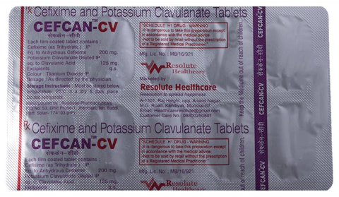 Cefcan-CV Tablet image