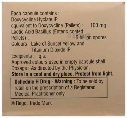 Doxycycline retail price