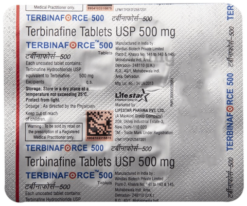 Terbinaforce 500 Tablet image
