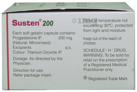 Susten 200 Soft Gelatin Capsule