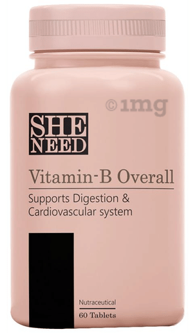 SheNeed Vitamin-B Overall Tablet image SheNeed Vitamin-B Overall Tablet image