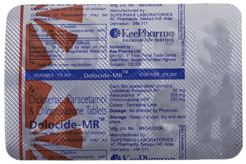 Dolocide MR Tablet image Dolocide MR Tablet image
