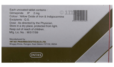 Zoryl 2 Tablet image