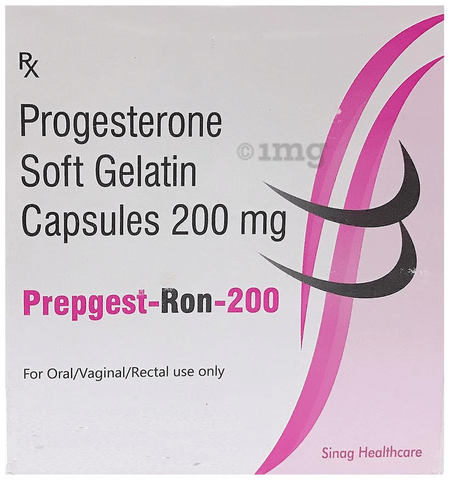Prepgest-Ron 200 Soft Gelatin Capsule image