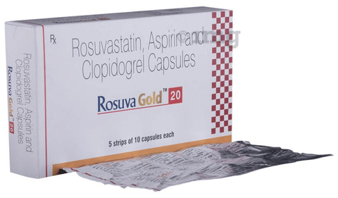 Rosuva Gold 20 Capsule image Rosuva Gold 20 Capsule image