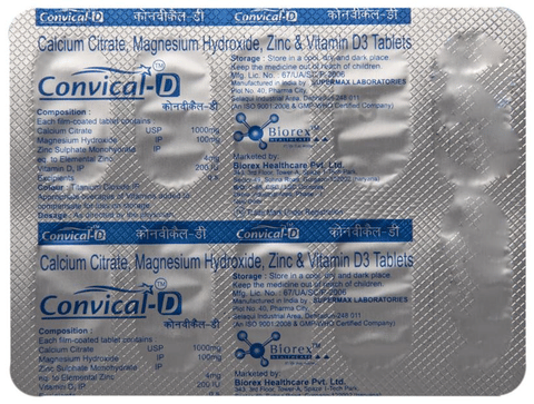 Convical-D Tablet image Convical-D Tablet image