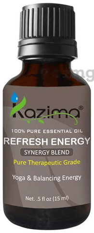 Kazima Refresh Energy 100 Pure Essential Oil Buy bottle of 15.0