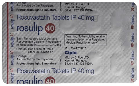 Rosulip 40 Tablet image