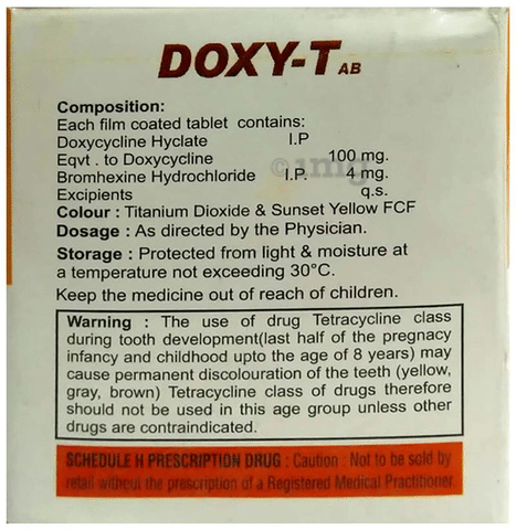 Doxy-T AB Tablet image