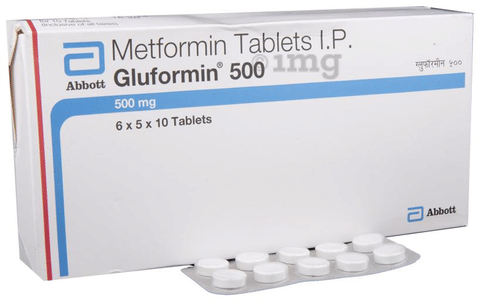 Gluformin 500 Tablet image