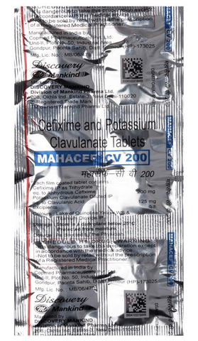 Mahacef-CV 200 Tablet image Mahacef-CV 200 Tablet image