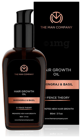 The Man Company Bhringraj & Basil Hair Growth Oil: Buy bottle of 90 ml Oil  at best price in India | 1mg