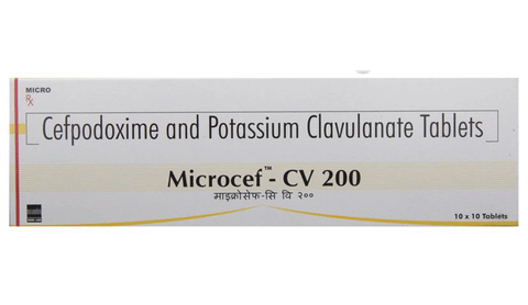 Microcef-CV 200 Tablet image