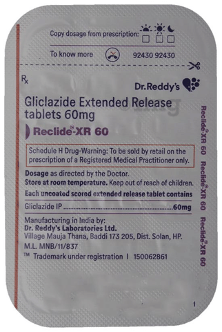 Reclide -XR 60 Tablet image