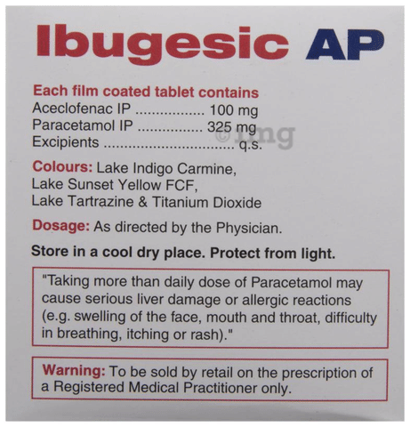 Ibugesic AP  Tablet image