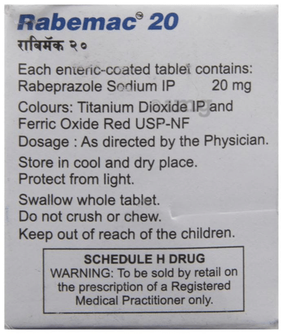 Rabemac 20 Tablet image